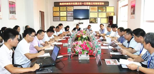 宁乡经开区管委会主任戴中亚率队莅临集团宁乡产业园调研指导